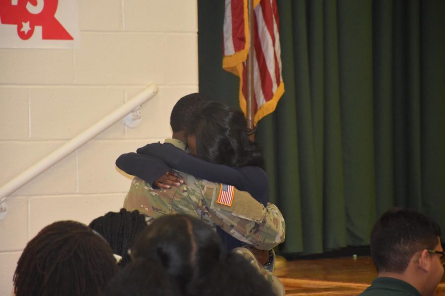 Eleisha Poole and her Aunt reunite after her Aunt was previously serving the nation.